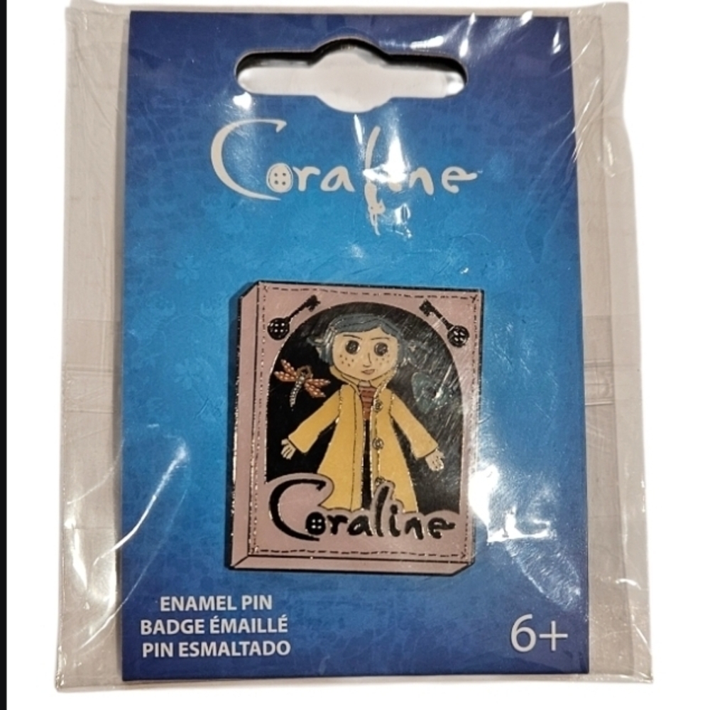 Loungefly Pink Coraline LIMITED EDITION Enamel Pin